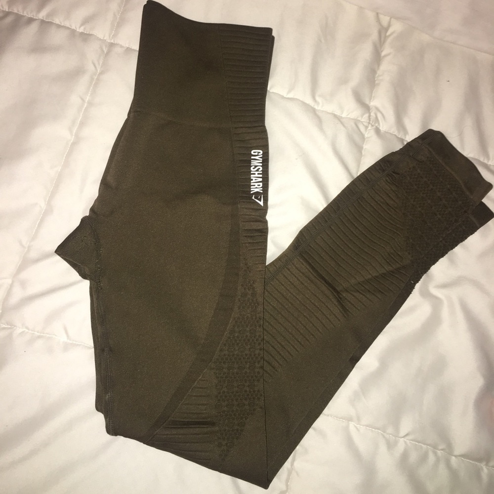 Gymshark Khaki Energy Seamless